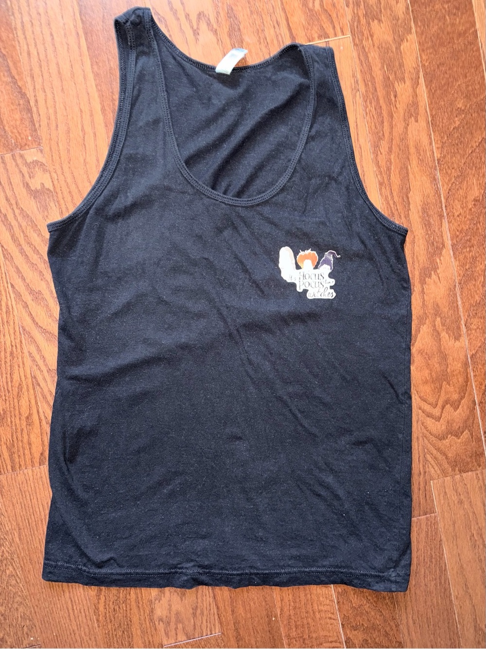 American Apparel Black Hocus Pocus Tank Top